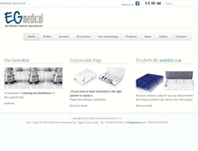 Tablet Screenshot of egmedical.it